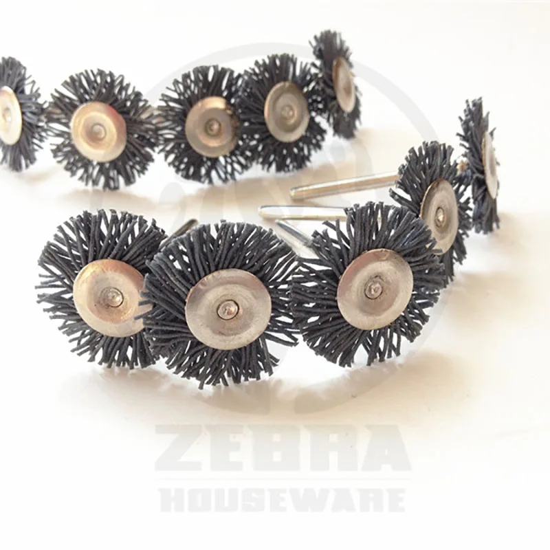 

10pcs Silicon Nitride Polishing Buffing Wheels Burs Cleaning Brushes for Rotary Tools Dremel Jewellery polishing 3mm shank