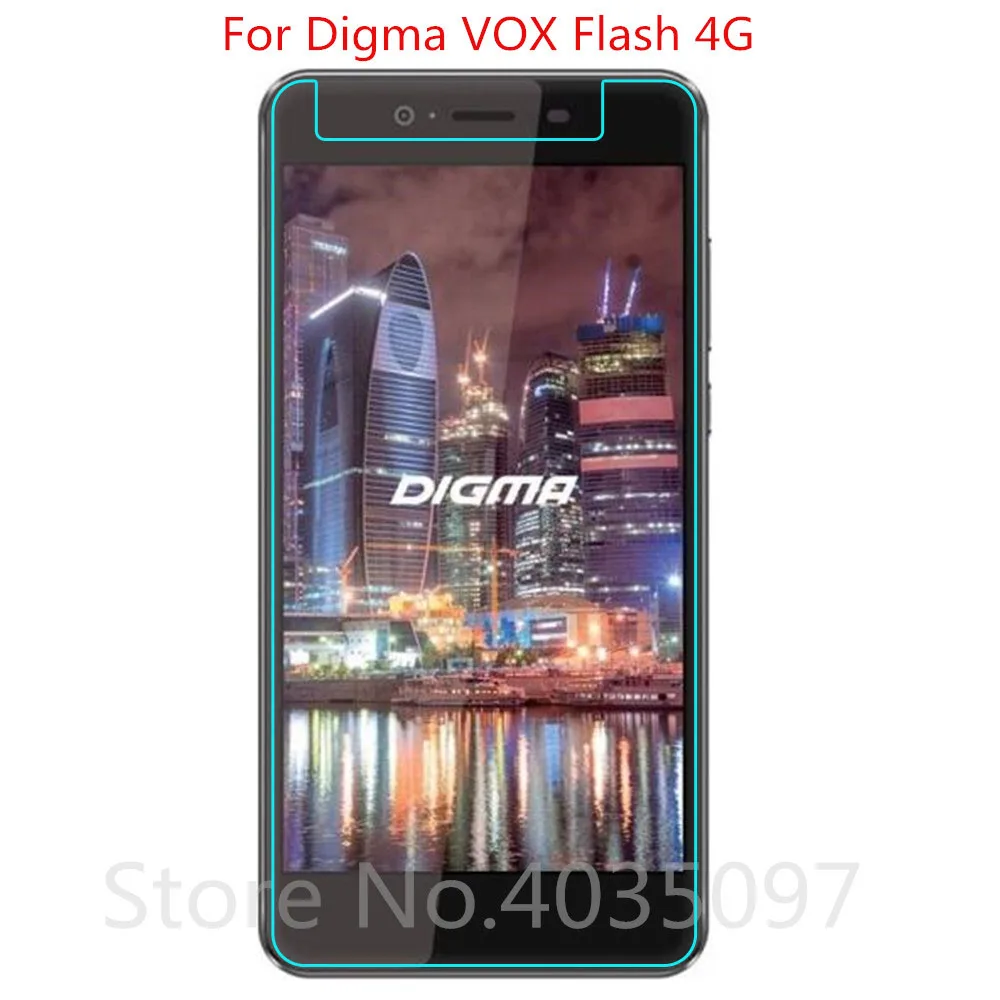 9H Premium Tempered Glass For Digma VOX Flash 4G Screen Protector Toughened protective film | Аксессуары для телефонов