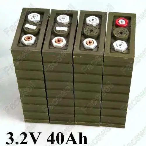 Мощность 3 2 v lifepo4 40ah литиевая перезаряжаемая батарея 100A для аккумуляторной