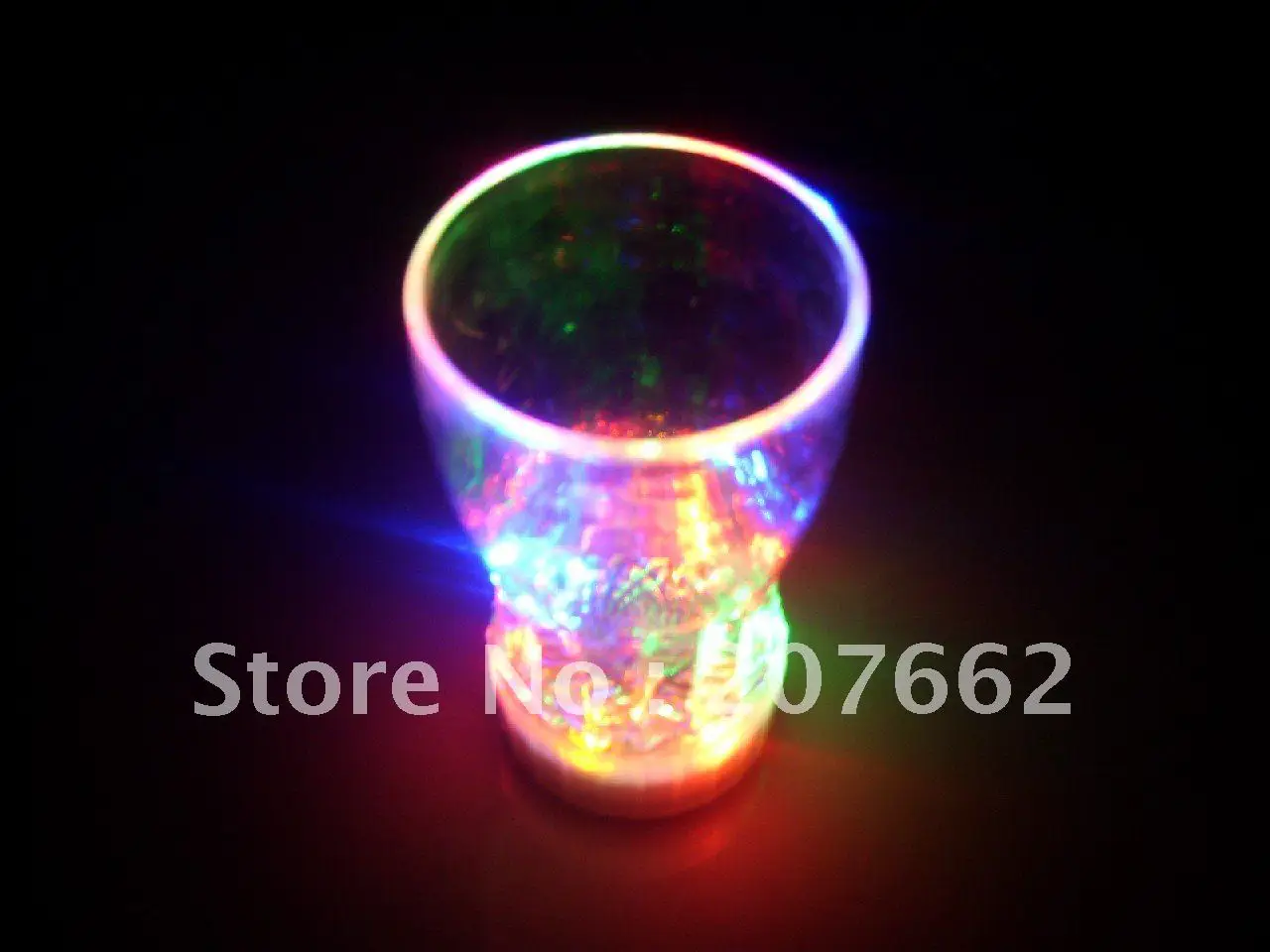 

Free shipping 2pcs/lot 165ML/5.8OZ LED Auto-Light-Up Drink Flashing Acrylic Cola Beer Barware Glass Romantic Gifts