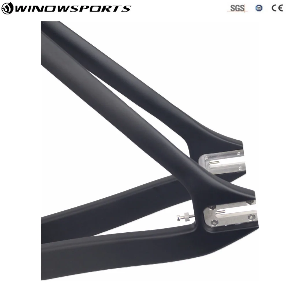 Cheap 2018 New Aero Carbon Fiber full carbon track frame road frames fixed gear bike frameset with fork seatpost headset track bike 5