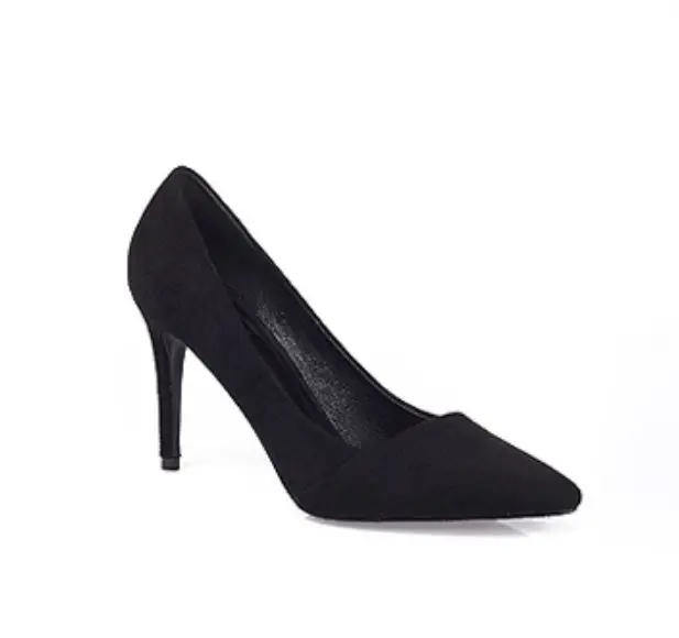 with Suede sub-sfoes Woman Shoes,5 cm high Heels,8 2019 Elegant New Pointed high-Heeled Shoes respectively 5CM 7CM 9CM high Heels
