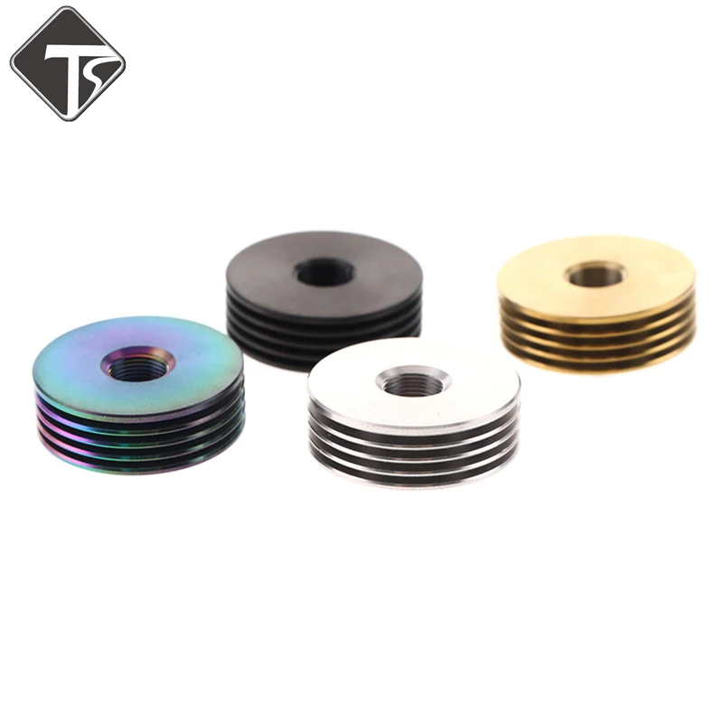 

TsonDianZ 22/24mm Metal 510 Finned Heat Sink Adaptor For Thread 510 RDA RTA Atomizer Vape Box Kit DIY Accessories E Cig