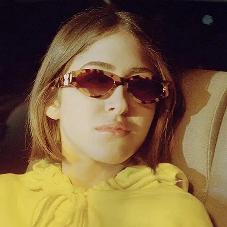 Cute Sexy Ladies CatEye X Sunglasses Woman men Brand Vintage Small Round Cat eye Sun Glasses Women Female Oval Glasses UV400