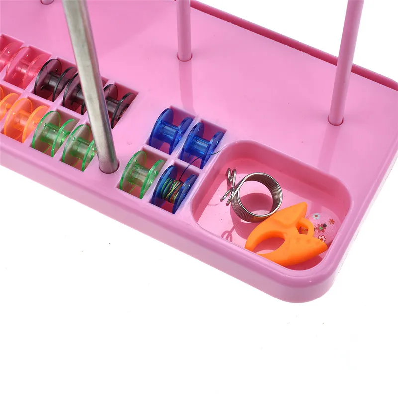 Embroidery Thread Stand 3 Spools Stand Holder Multifunction Thread Quilting Rack Sew Home Sewing Wire Frame Product Organizer (6)