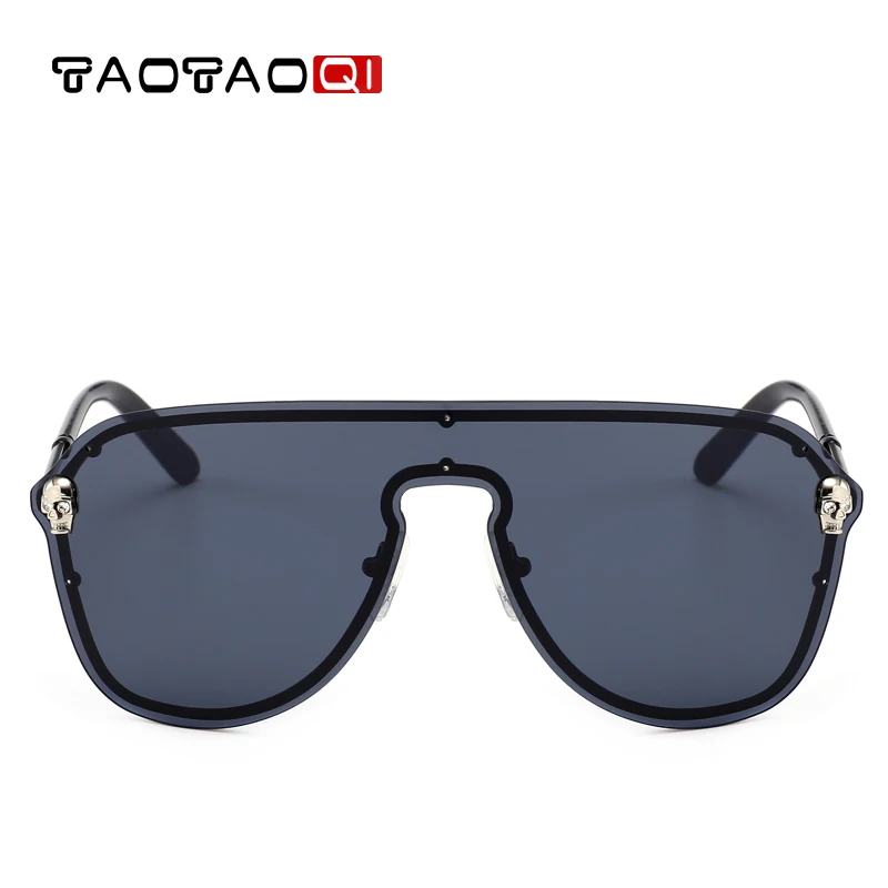 

TAOTAOQI New Women Luxury Metal Frameless Skull Sunglasses Women Brand Designer Fashion Vintage Sun Glasses Men UV400 oculos