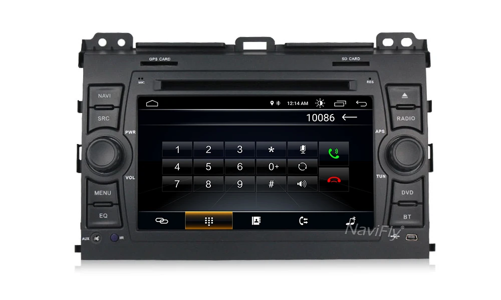 Flash Deal NaviFly Android 8.1 auto radio car multimedia player for Toyota Prado 120 2002-2007 GPS navigation Stereo Audio Player head unit 20