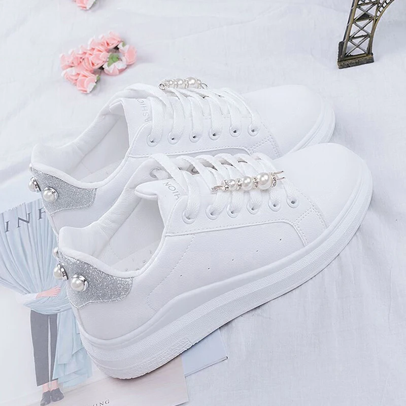

Women Shoes Fashion Lace Up Female Vulcanize Shoes Student Board Shoes Ladies Platform Sneakers 5