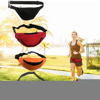 

Man Women Waist Bag Fanny Pack Running Zip Belt Money Pouch Holiday Bag Fitness Climbing Waist Zipper Bag