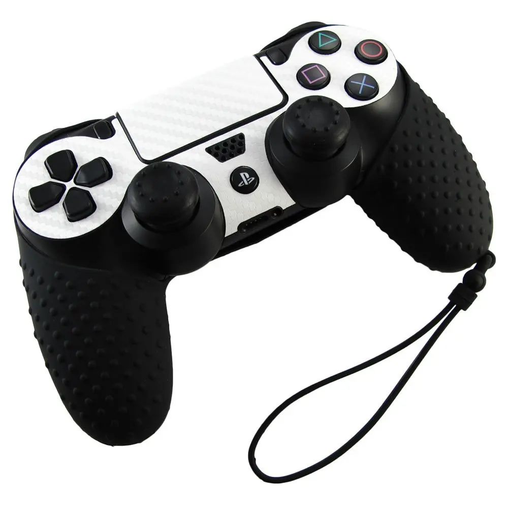 Сплошной цвет Силиконовая гелевая Резина чехол для Sony Playstation 4 контроллер Proctective Grip чехол для PS4 Pro тонкий протектор