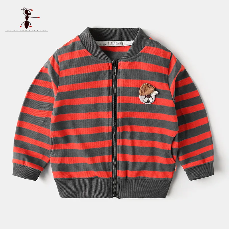 Kung Fu Ant/Коллекция 2019 года весеннее повседневное модное хлопковое пальто в полоску
