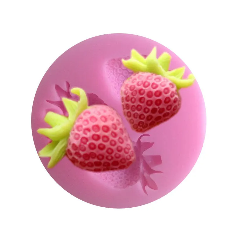Силиконовая форма сделай сам в виде клубники инструменты для украшения