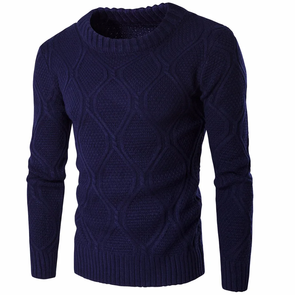 Осенне-зимний мужской свитер, плотная теплая вязаная одежда, мужской свитер Y260