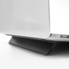 Подставка для ноутбука Macbook air 13,3 Pro портативная Регулируемая Настольная компьютерная офисная черная подставка для ноутбука