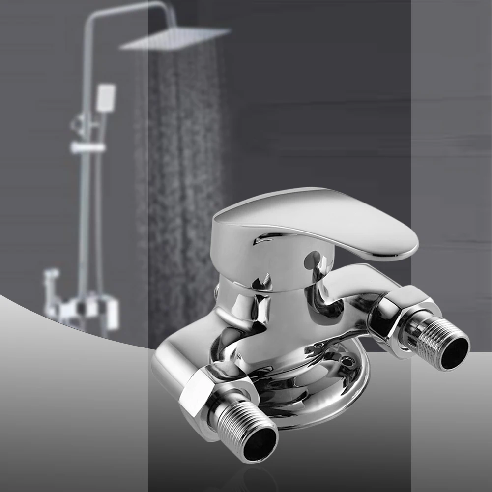 

Water Heater Surface Mounted Switch Universal Bathroom Hot And Cold Taps Mixing Solar Plating Shower Faucet Easy Install