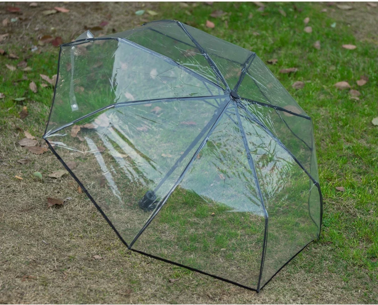 Автоматический прозрачный складной зонт Paraguas, Зонт от дождя для женщин и мужчин, зонт от солнца и дождя, компактный Ветрозащитный зонтик
