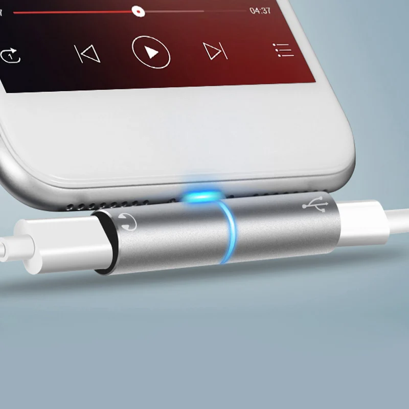 USB Moto Adapter for Lightning to 3 5mm Aux Adaptilo for iPhone 7 8 X plus Headphone Splitter Cabo Adaptador For BMW Osmo Halle