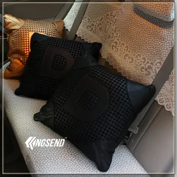 

1 PCS Vip JDM DAD knitted pillow car pillow lumbar support four seasons general straw braid memory cotton pillow