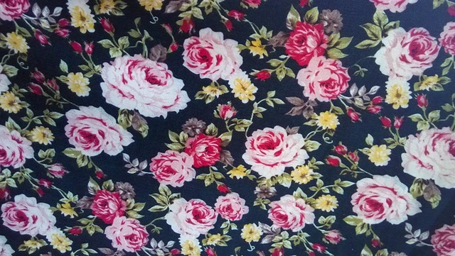 160cm wide printed flower fabric polyester stretch spandex fabric