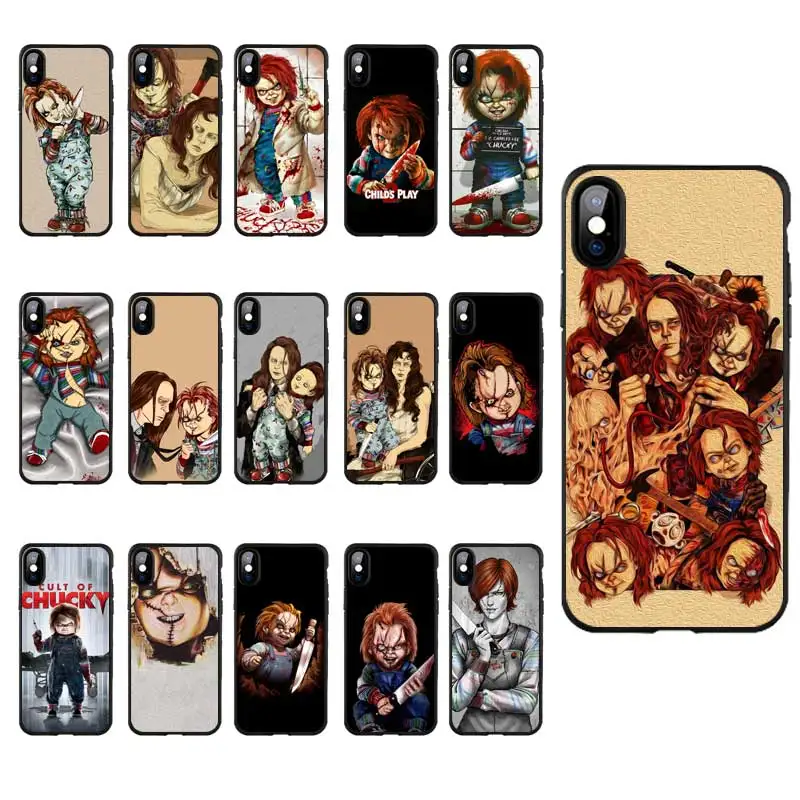 M186 Charles Lee Ray Chucky Черный силиконовый чехол для Apple iPhone 11 Pro XR XS Max X 8 7 6 6S Plus 5 5S 5G SE |