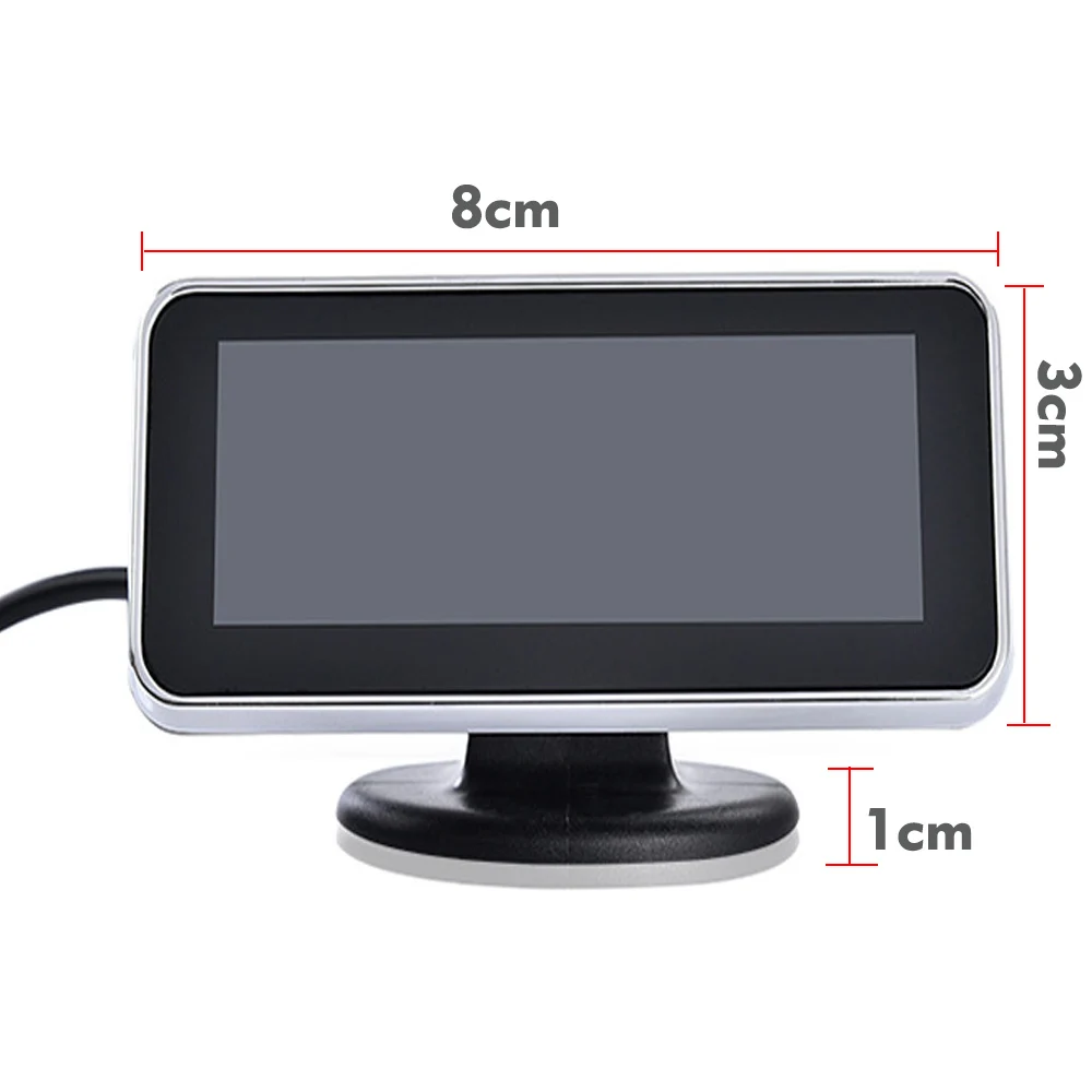 OkeyTech датчик парковки 4 сенсор реверсивный радар детектор Светодиодный Цифровой