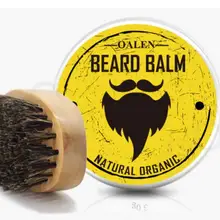 2 шт./компл. Бальзам для бороды джентльменов воск уход за бородой смягчитель чистый разглаживающий увлажняющий питательный бальзам для усов и кистей