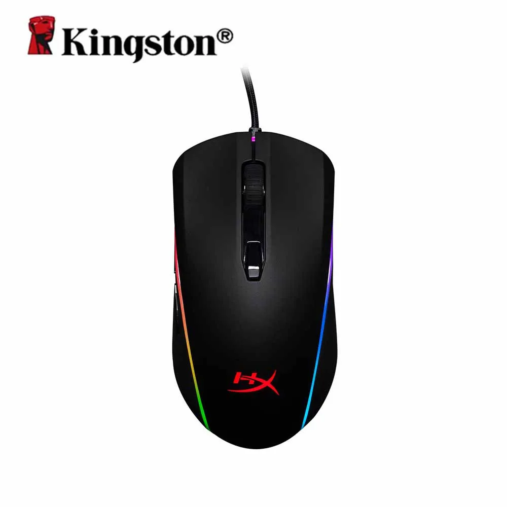 

Kingston HyperX Pulsefire Surge RGB Gaming Mouse Pixart 3389 Sensor Wired Mouse 16,000DPI Precise Positioning Macro Mouse