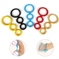 Взрослые игрушки мужские силиконовое кольцо для пениса задержка кольцо для пениса кольца пенис удлинитель эрекция Cockring секс-игрушки для