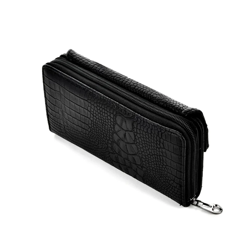 Аллигатор кошелек женский клатч кошелек длинный роскошный винтажный бренд ручная сумка бумажник кожаный кошелек держатель для карт женские кошельки