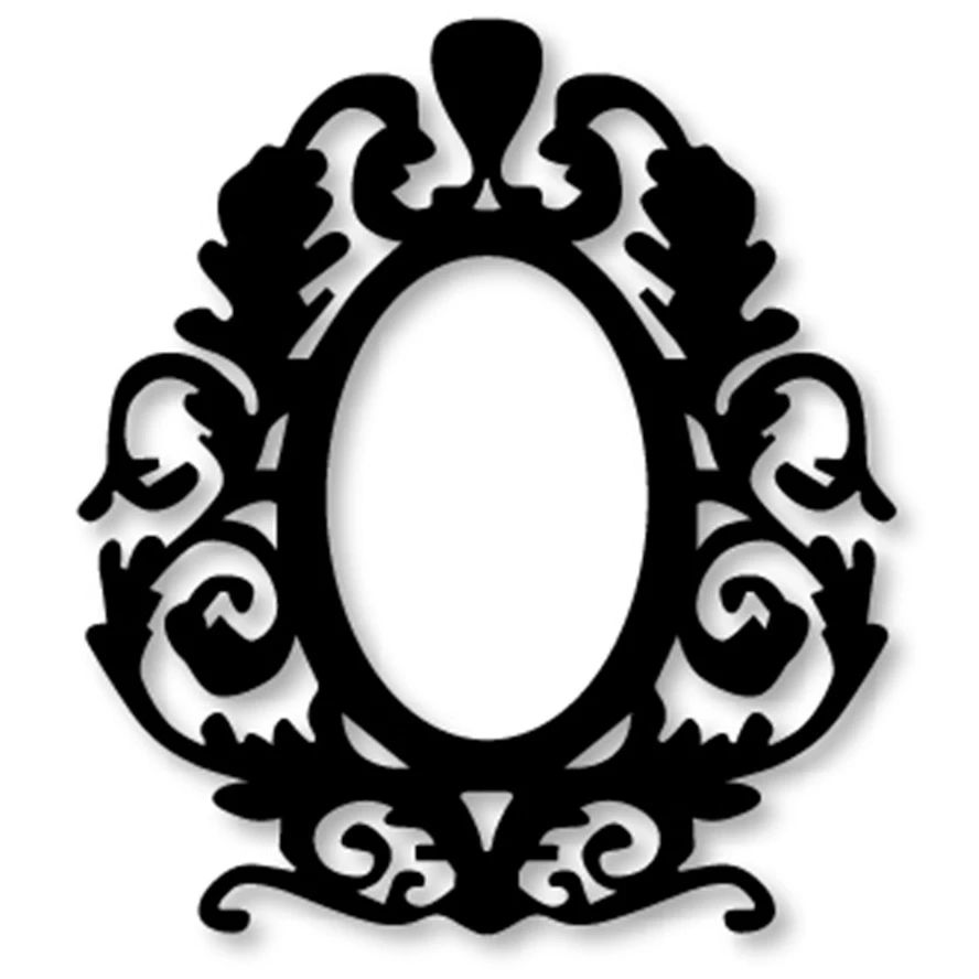 

Ufurty Metal Cutting Dies Vine Edge Oval frame Stencil for DIY Scrapbooking Embossing Decoration Cards Crafts Cut Template