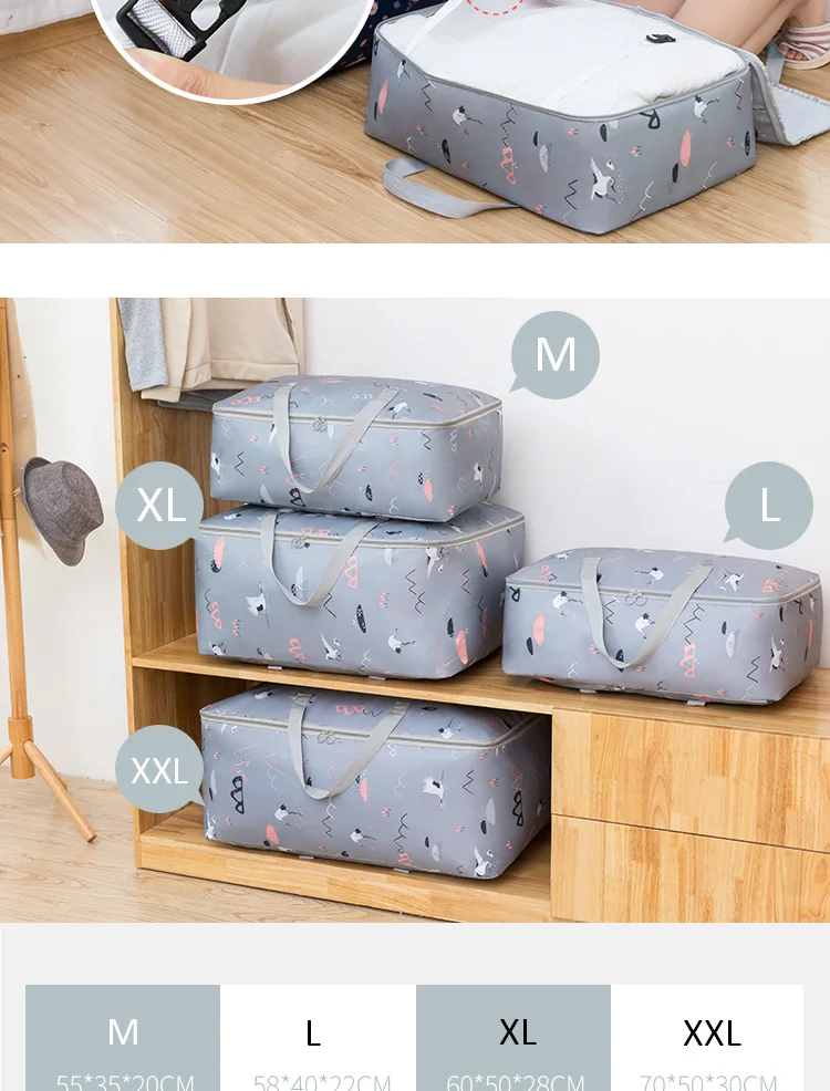 2019-New-Foldable-Under-Bed-Canvas-Fabric-Storage-Bag-Organizer-for-Comforters-Blankets-Bedding-Duvets-Clothes-Quilts-Pillows_05