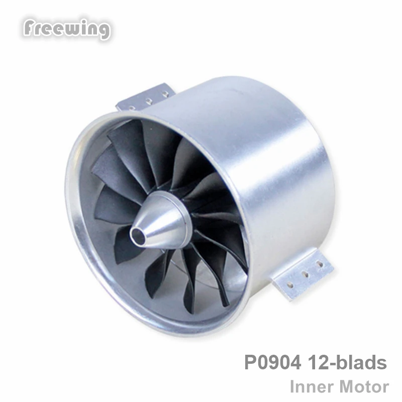

Freewing P0902 P0904 90MM metal EDF set 12-blade ducted fan with outer/inner Brushless Motor For RC Model