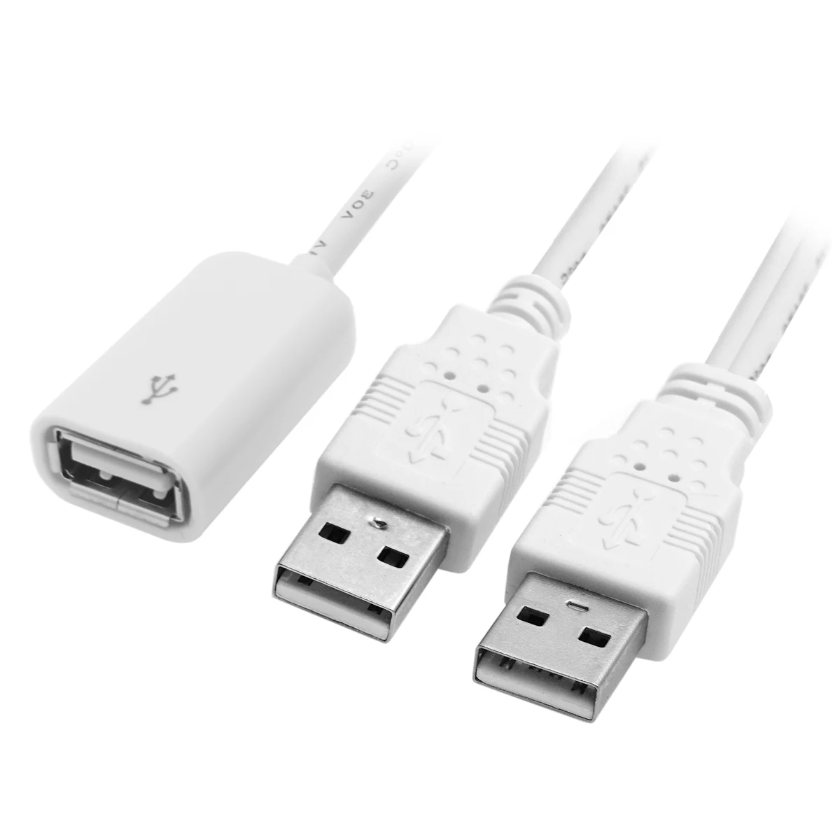 USB 2 0 Женский двойной Мужской Экстра Мощность данных Y кабель удлинитель для 5