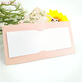 

Hot Sale 5000Pcs Laser Cut Table Cards Paper Vine Seat Cards Wedding Party Favors Decoration Name Place Cards 5ZSH873