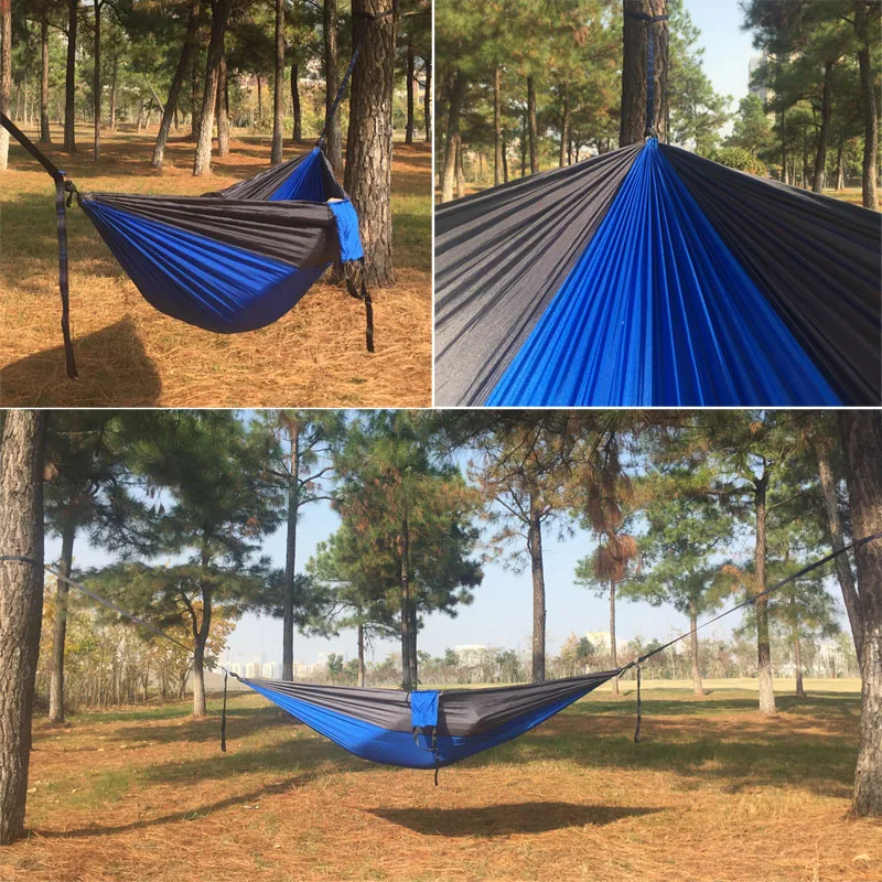 2019 Dropshipping Portable Parachute Hammock Camping Survival Garden  Hunting Leisure Hamac Travel Double Person Hamak