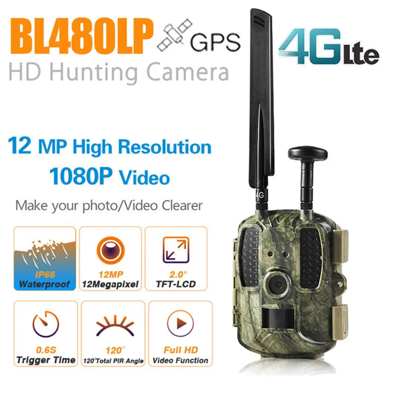 Photo-traps 4G Hunting Trail Camera MMS GSM GPRS Digital Scouting Hunter Game Camera GPSSMTPFTP Wildcamera Trap Foto Chasse  (17)