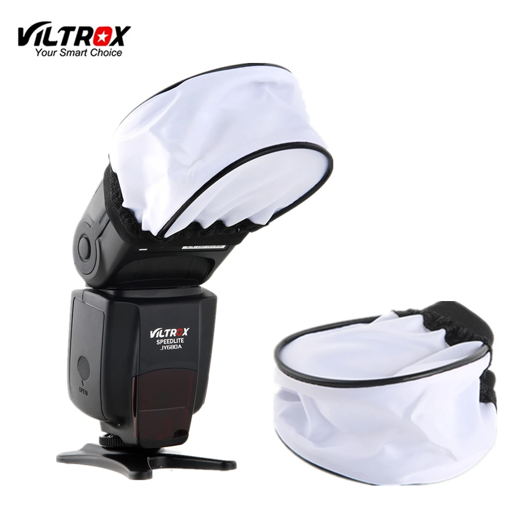 

Viltrox Universal Cloth Softbox Bounce Flash Speedlite Diffuser for Canon Nikon Sigma Sony flash Viltrox JY-680A JY-680Ch