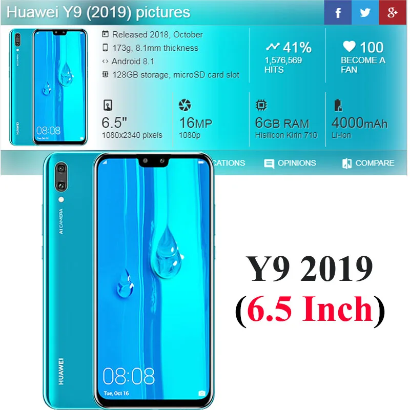 Защитное стекло для huawei y9 стекло huawey huavei 9y 9 Y y92018 y92019 защитная пленка из закаленного стекла 9H - Цвет: For Huawei y9 2019