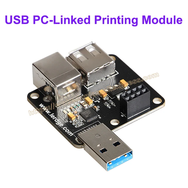 3d printer part usb pc linked printing module online print for