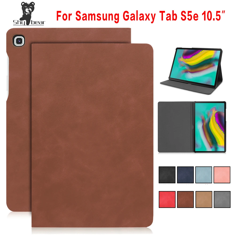 Чехол для планшета Samsung Galaxy Tab S5E T720 T725 роскошный чехол из искусственной кожи +