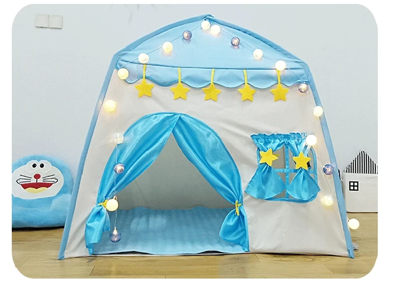 Детская палатка в помещении и замок на открытом воздухе, Детский Игровой Домик принцессы для мальчиков и девочек, большой дом, Складной Игровой домик для детей, подарки
