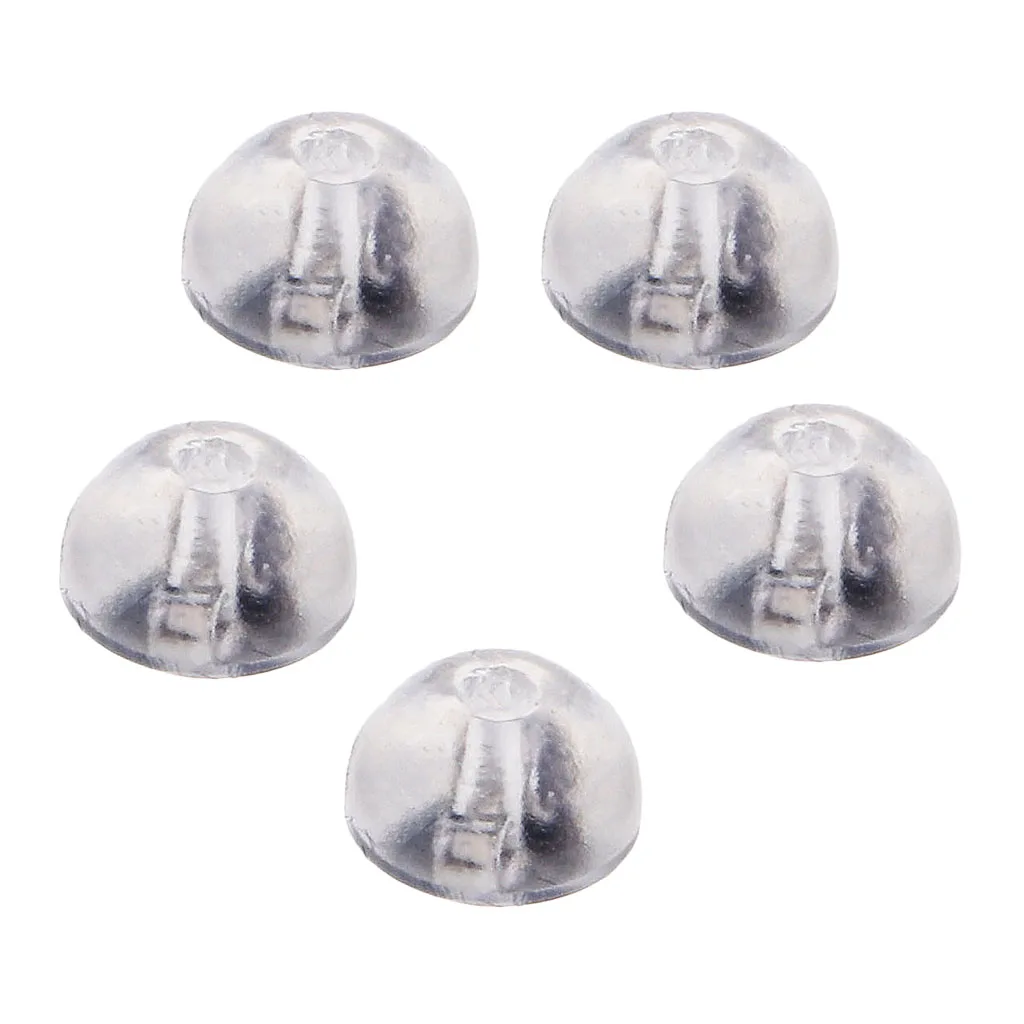 10 Pieces Hypoallergenic Silicone Earring Backs Small Secure Grip for Most Earrings DIY findings Fashion Jewelry Accessories