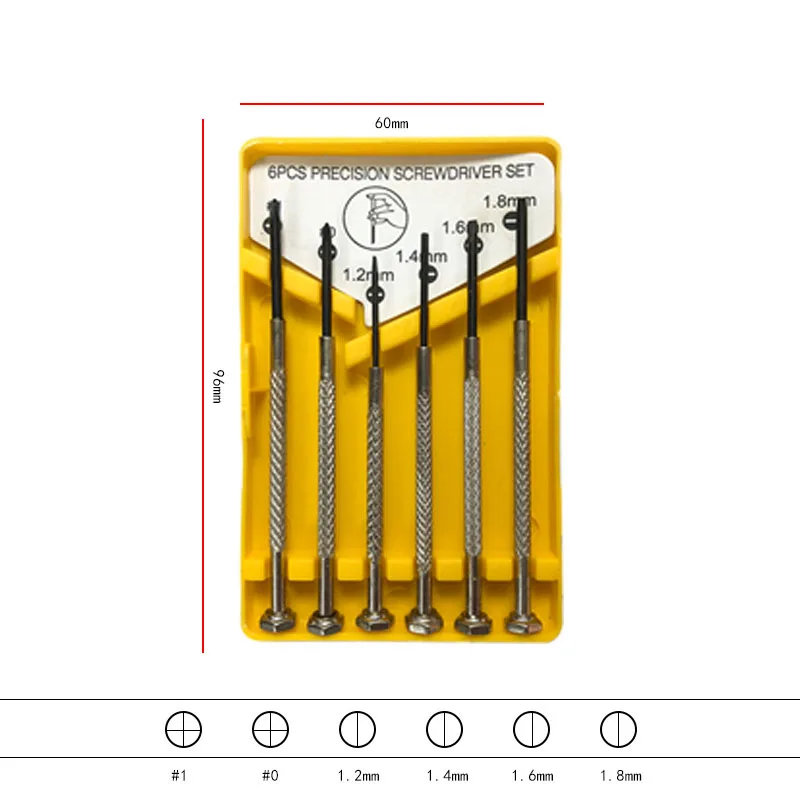 Высокое качество многофункциональная прецизионная многофункциональная маленькая отвертка набор часов Отвертка Ремонт часов мобильный инструмент