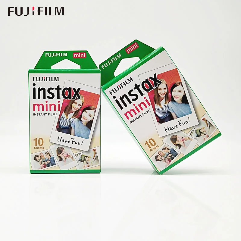 Fujifilm Instax Mini пленка 10-100 листов белая фотобумага для Instax Mini 9 8+ 7s 25 50s 70 90 камера, поделиться SP-1 принтера SP-2 - Color: 2 x 10 Sheets White