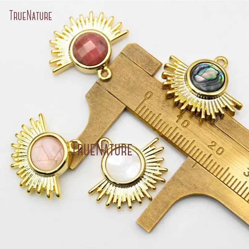 20181130-PM20074-Radial Round ShapeMixed ²ÄÖÊ Gold Pendant Sale_7