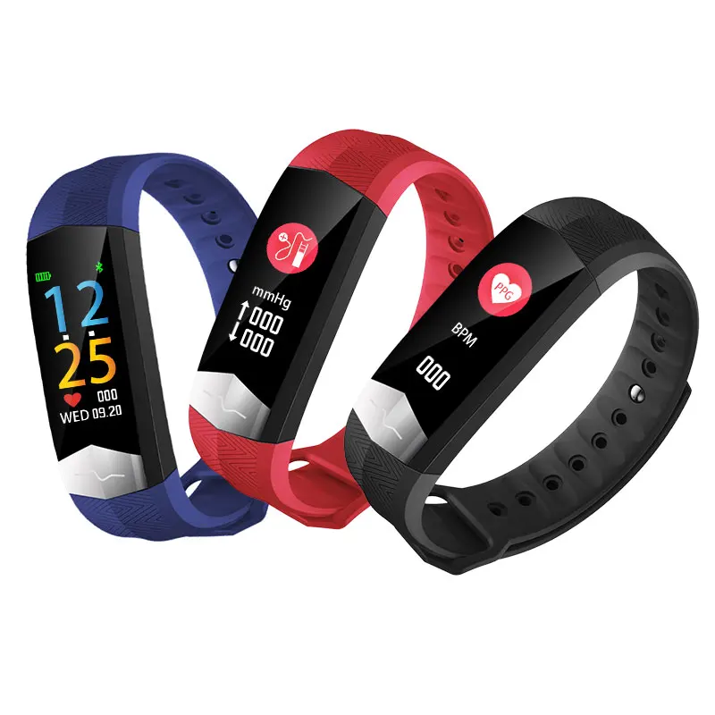 

L8STAR Smart Watch Wrist Bracelet CD01 ECG PPG fit Blood Pressure oxygen HRV Men Heart Rate Meter Tracker USB Fitness Health