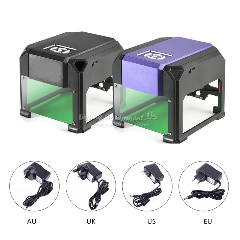 

Desktop Laser Engraver Machine 1000MW DIY Logo Mark Printer CNC Laser Carving Machine 80x80mm
