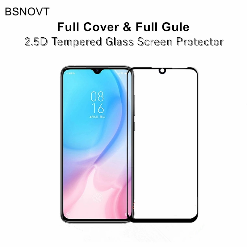 

2pcs Full Cover& Full Glue Screen Protector For Xiaomi Mi CC9 Tempered Glass Full Cover Glass For For Xiaomi Mi CC9E Mi A3 Film