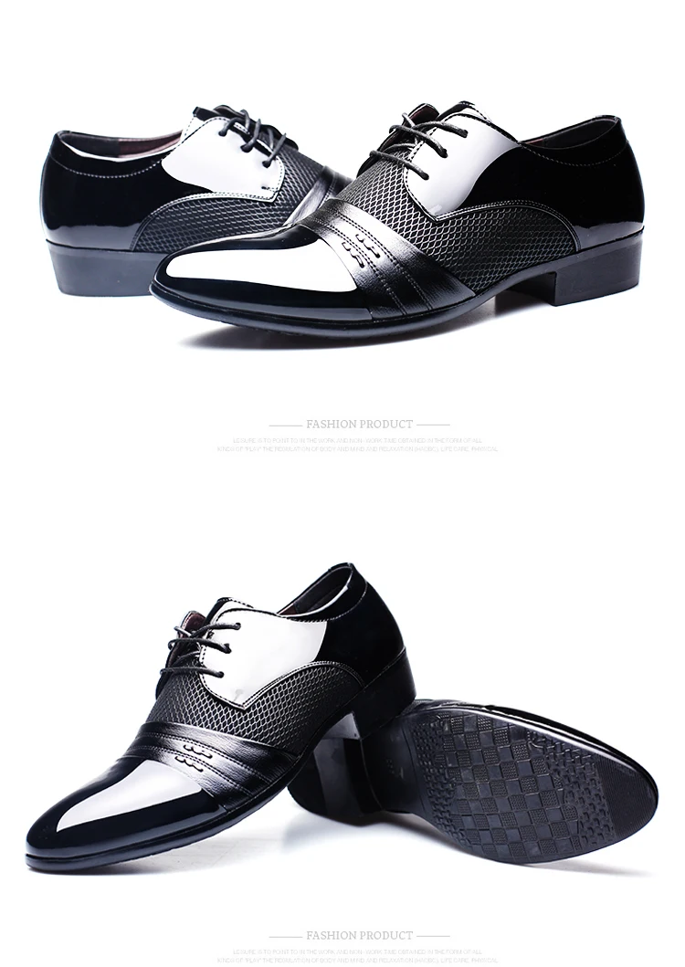 Мужские модельные туфли модные кожаные мужские туфли в деловом стиле на плоской подошве черные, коричневые дышащие мужские деловые туфли большие размеры 38-48