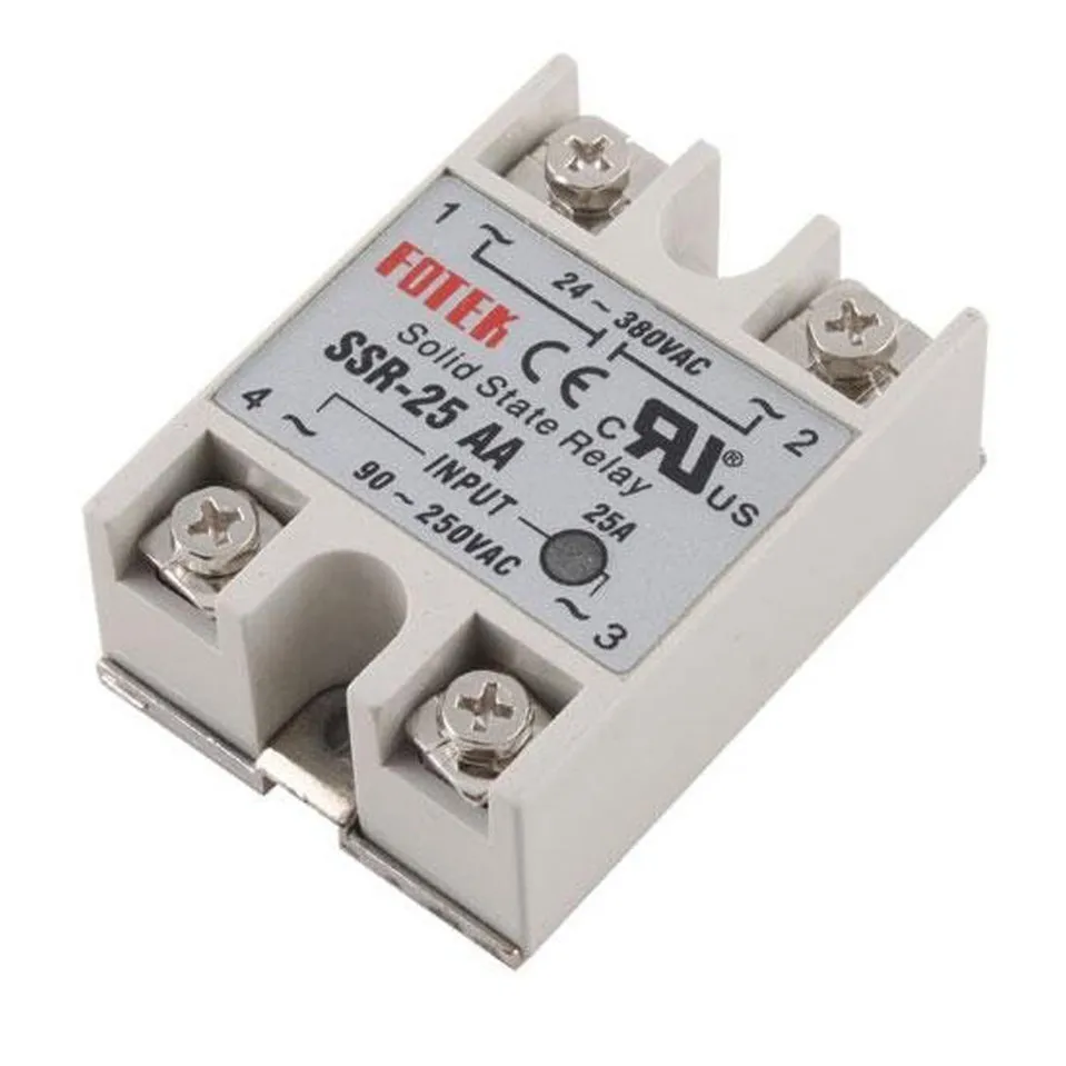 1 шт. FOTEK Тип SSR-25AA производитель 25A ssr твердое реле выход 24-380VAC вход 80-250VAC хорошее